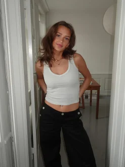 Chiara tanktop - Lys grå