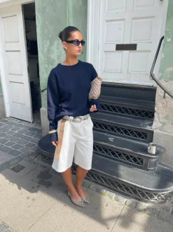 Cilena bermudashorts - Hvid