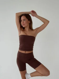 Core tube top - Espresso