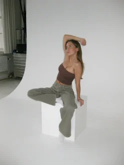 Core tube top - Espresso