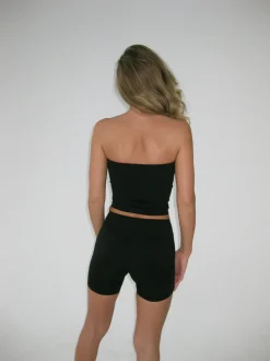 Core tube top - Jet Black