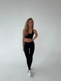 Crossback bra - Jet Black