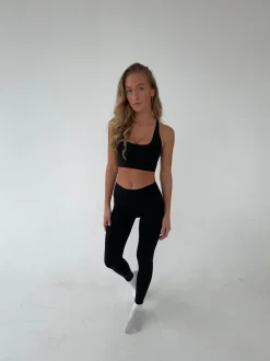 Crossback bra - Jet Black
