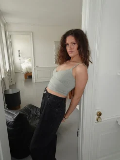 Dania tanktop - Sagegrøn