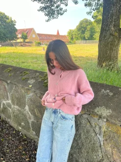 Desideria mohair cardigan - Lyserød