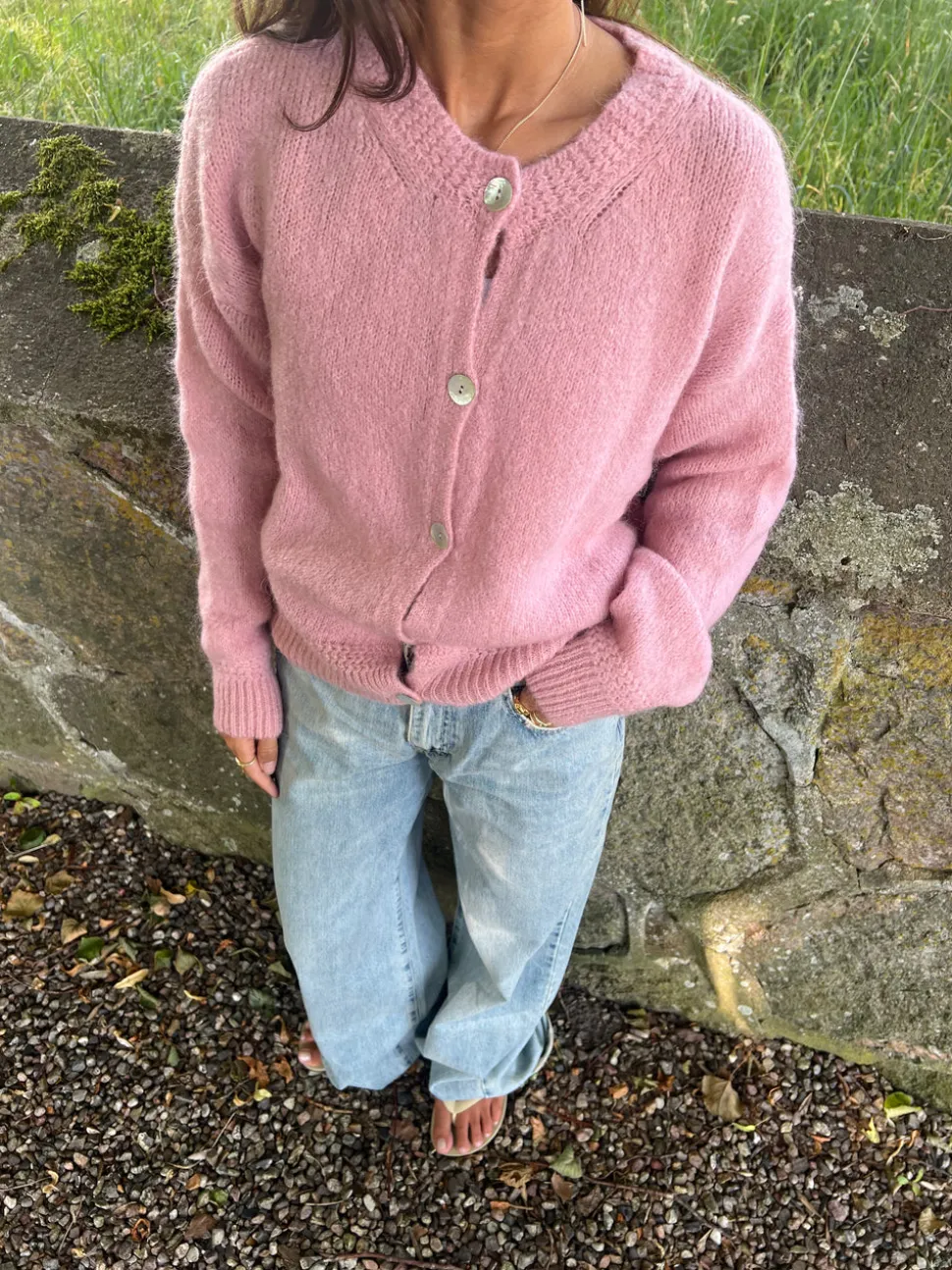Desideria mohair cardigan - Lyserød