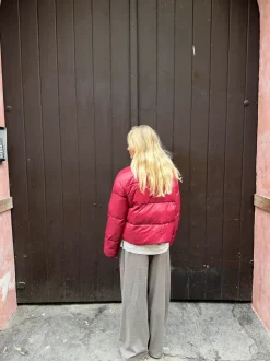 Elin pufferjakke - Rød