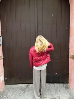 Elin pufferjakke - Rød