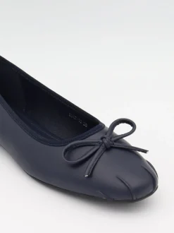 Eline ballerinaer med detaljer - Mørk Navy