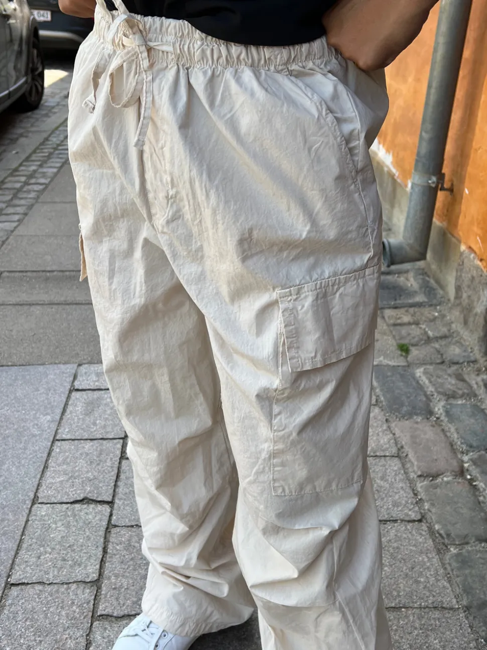 Elita bukser med lommedetaljer - Beige