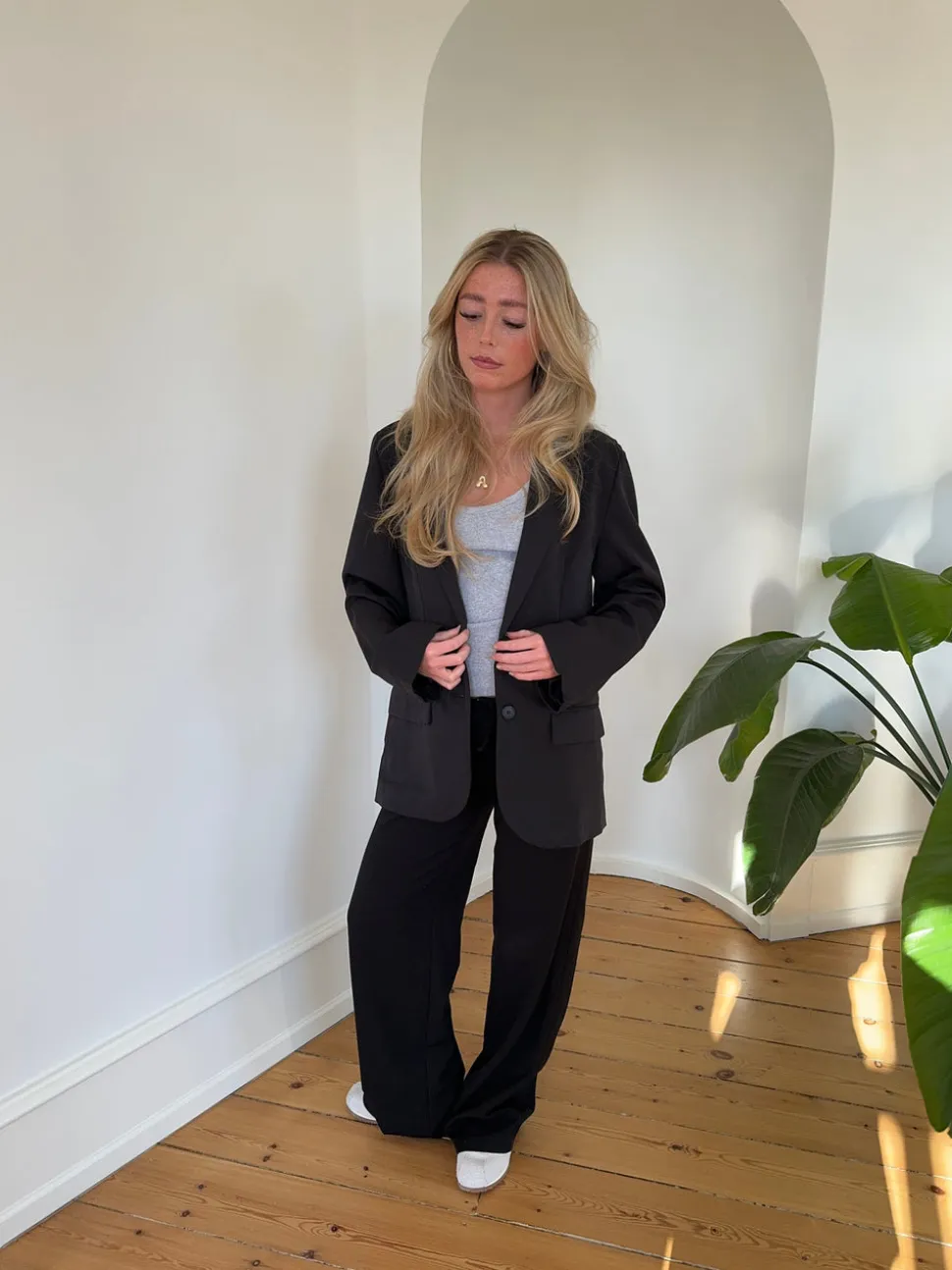 Epsilia oversized blazer - Sort