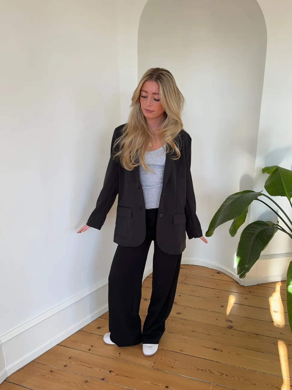 Epsilia oversized blazer - Sort