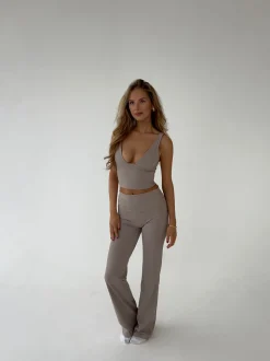 Essential flared pants - Ash