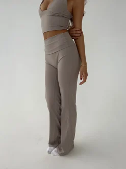 Essential flared pants - Ash