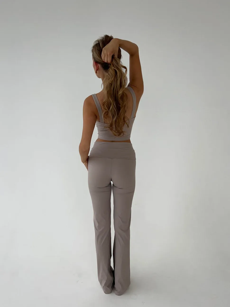Essential flared pants - Ash