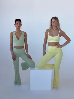 Essential flared pants - Butter