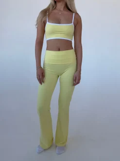 Essential flared pants - Butter