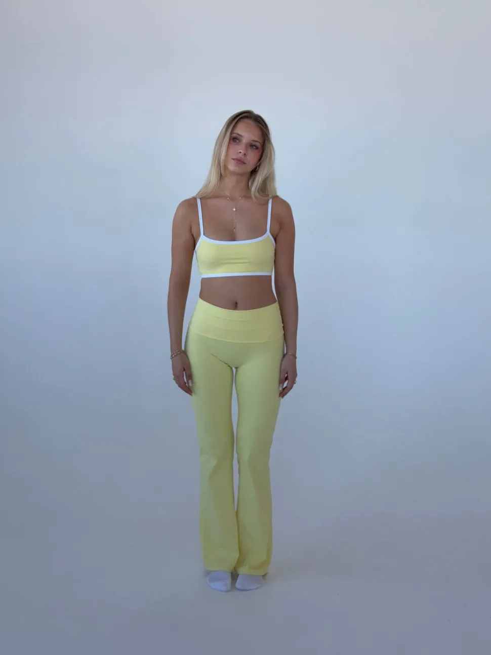 Essential flared pants - Butter