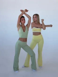 Essential flared pants - Butter