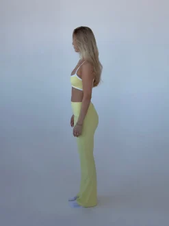 Essential flared pants - Butter