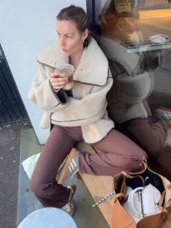 Essential flared pants - Espresso