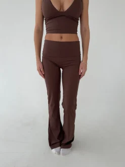 Essential flared pants - Espresso