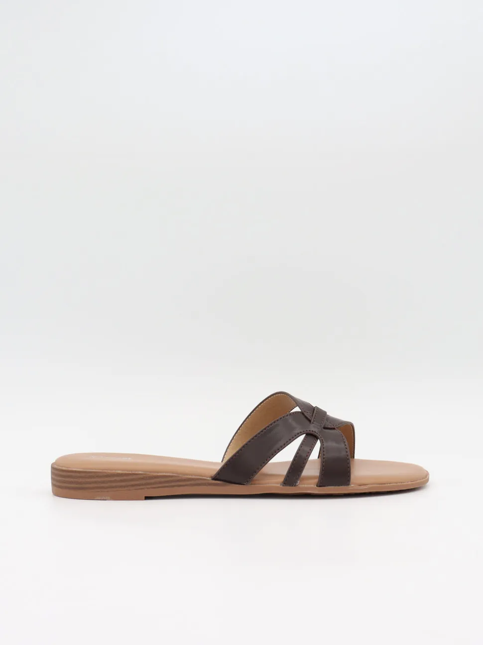 Figma sandaler - Mørkebrun/beige