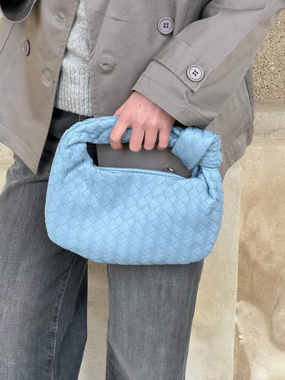 Florence taske mini - Babyblå