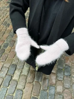 Fluffy handsker - Pink