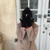 Fluffy handsker - Sort