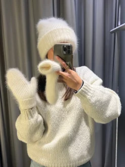 Fluffy hue - Hvid