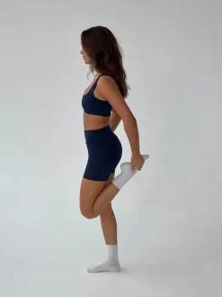 Folded essential shorts - Midnight