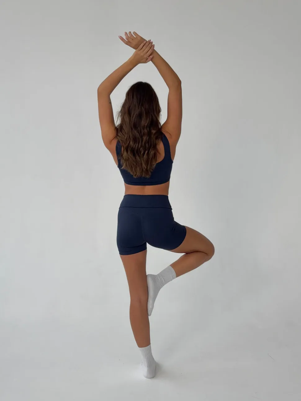 Folded essential shorts - Midnight