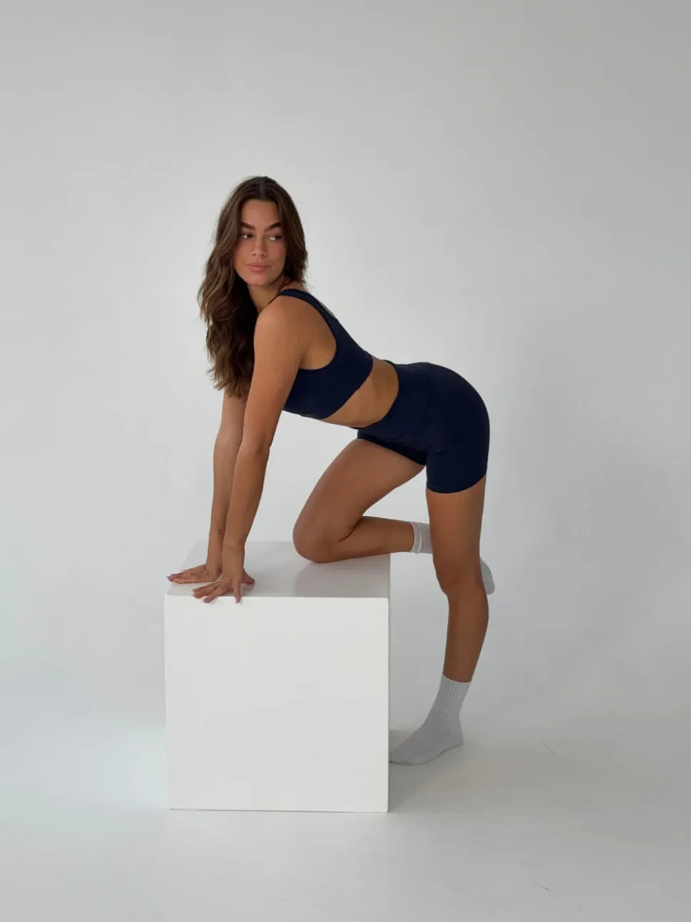 Folded essential shorts - Midnight