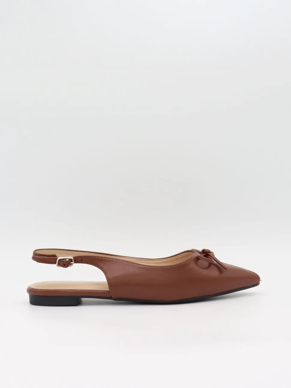Folina ballerina med sløje - Brun