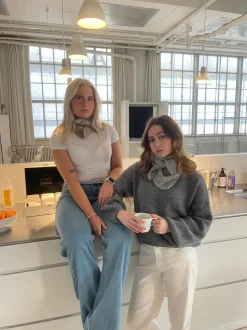 Gabi trekant tørklæde - Beige