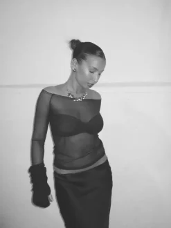Galia bluse - Sort