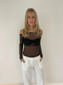 Galia bluse - Sort