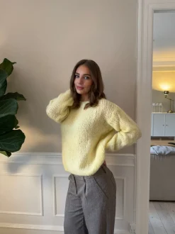 Genevieve striktrøje - Gul