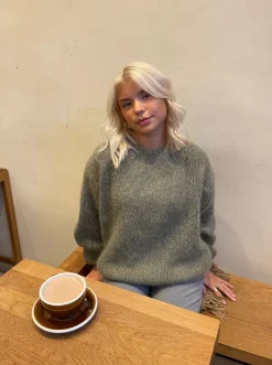 Genevieve striktrøje - Kaki