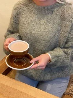 Genevieve striktrøje - Kaki