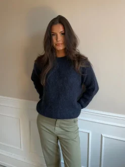 Genevieve striktrøje - Navy