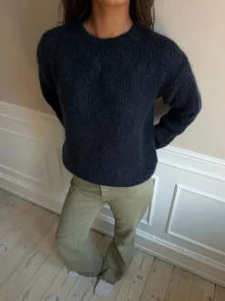 Genevieve striktrøje - Navy
