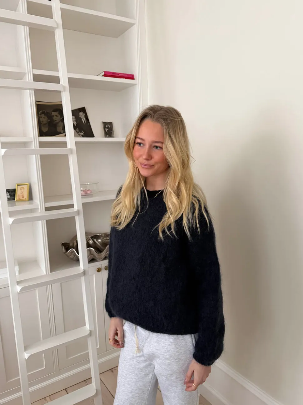 Genevieve striktrøje - Navy