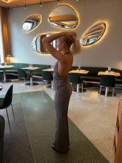 Giavanna suitbukser med cut out - Grå