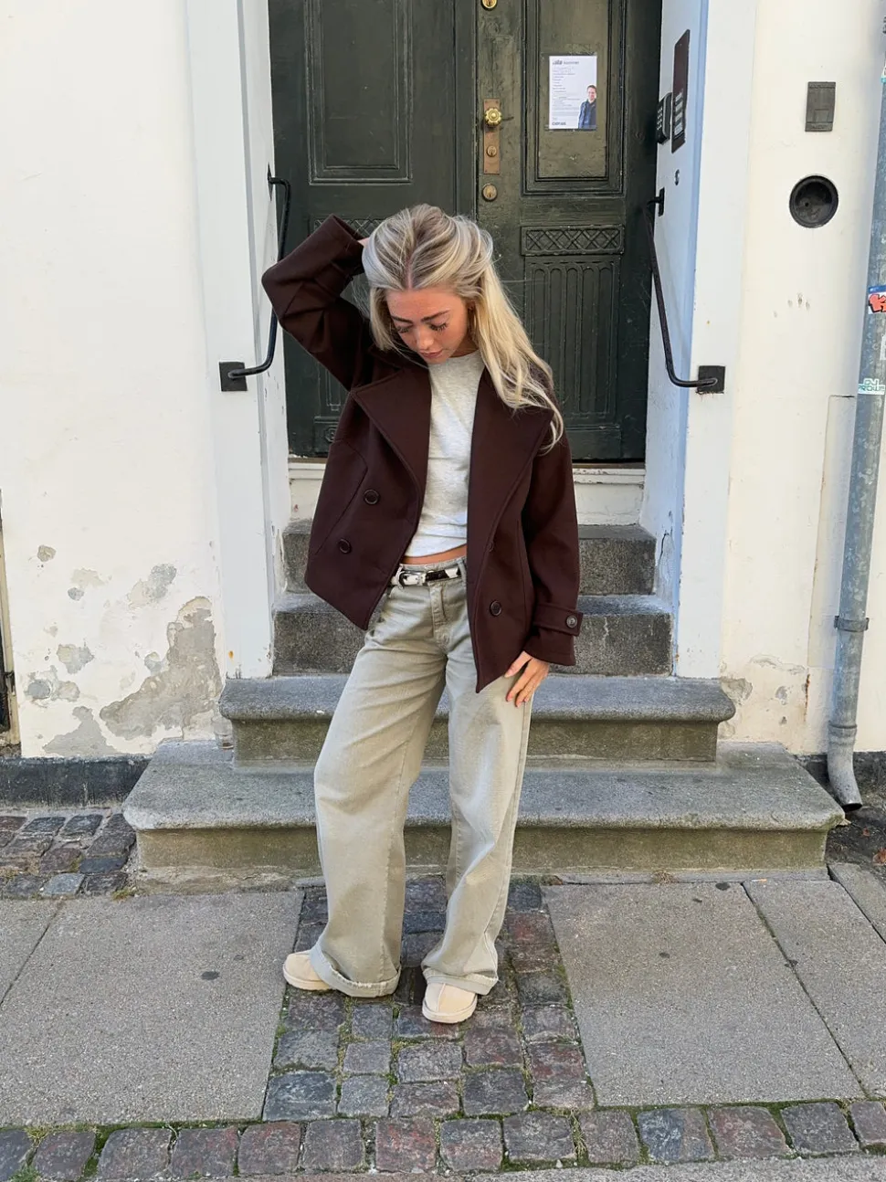 Ginalli jakke - Mørkebrun
