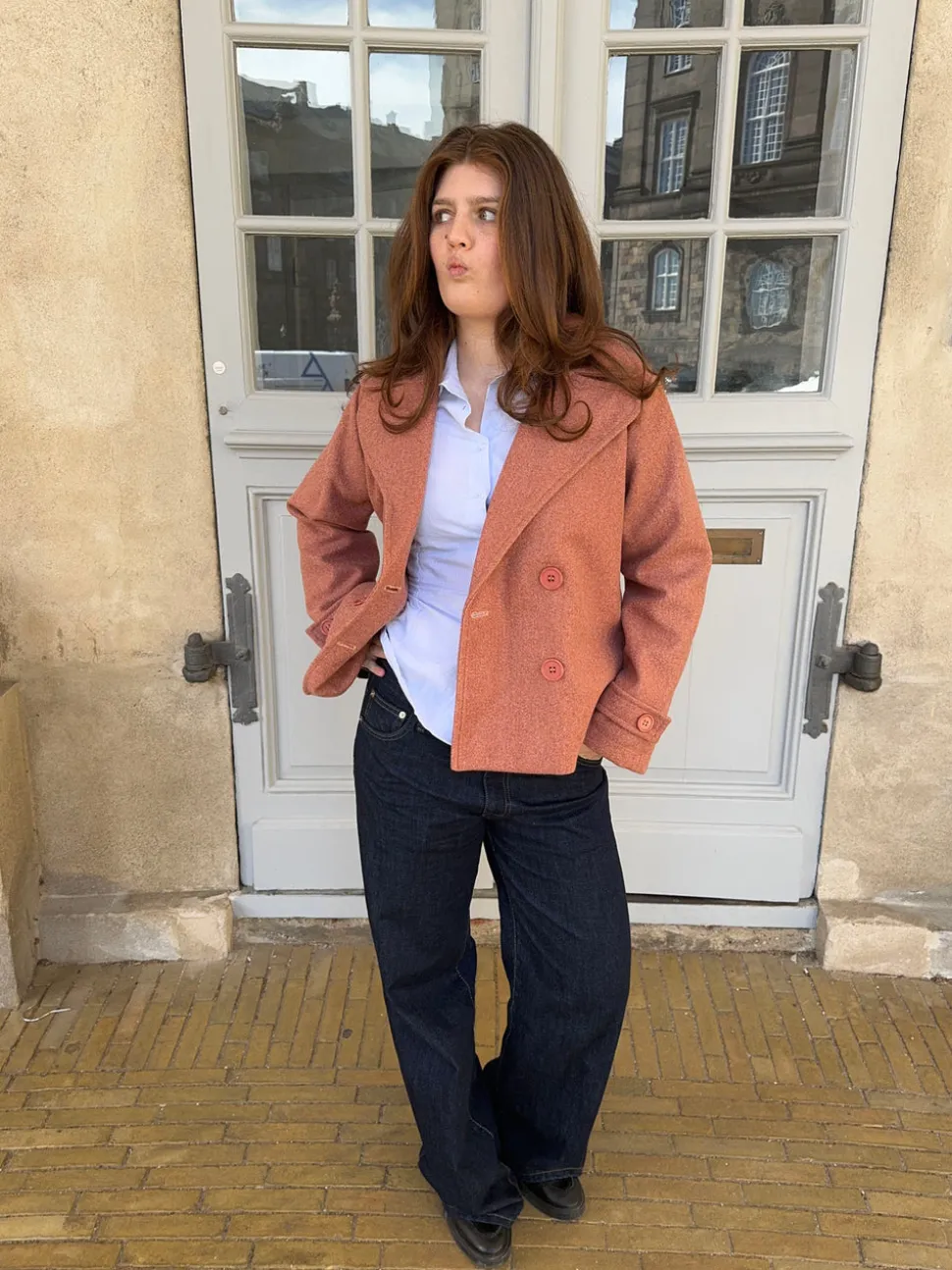 Ginalli jakke - Pink/rust