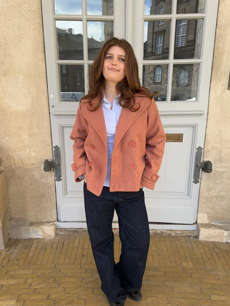 Ginalli jakke - Pink/rust
