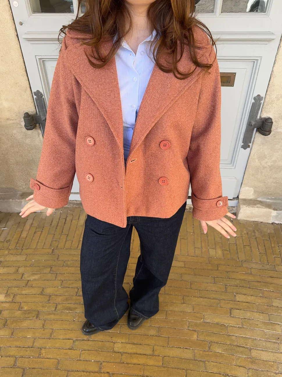Ginalli jakke - Pink/rust