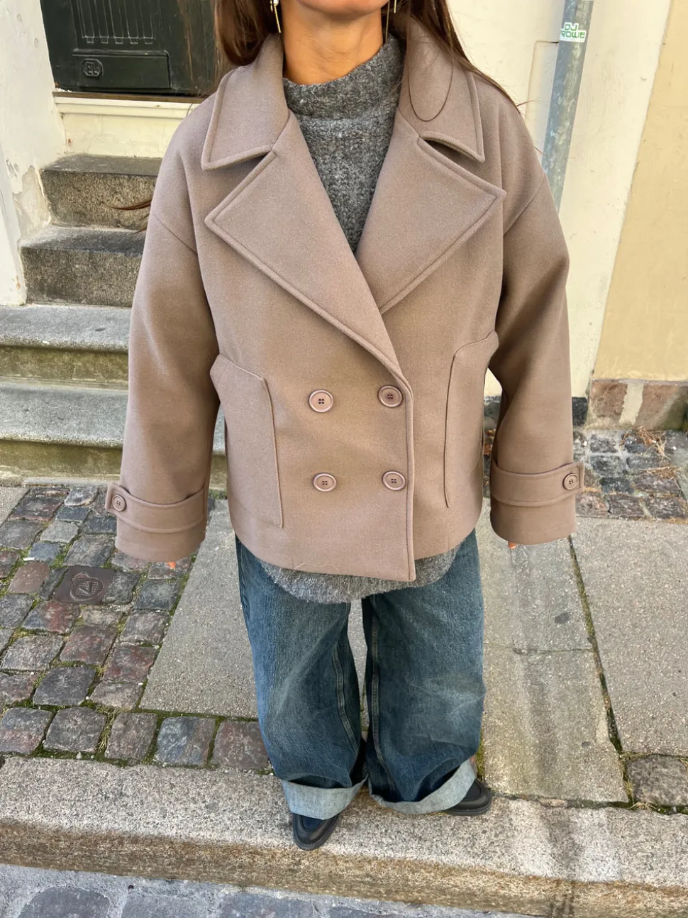 Ginalli jakke - Taupe